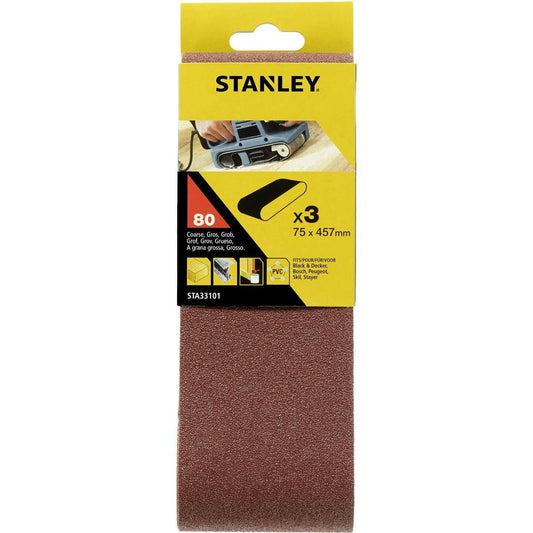 PIRANHA/STANLEY 3 NASTRI 75X457 GR.80