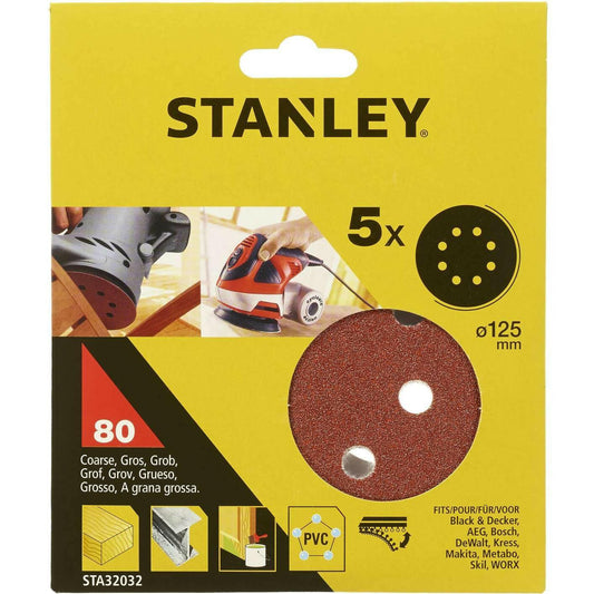 PIRANHA/STANLEY  5 DISCHI VEL. ROT-ORB. 125 GR.80