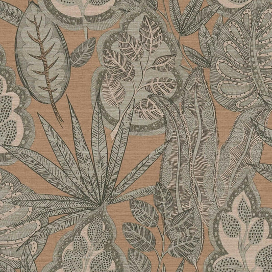 CARTA DA PARATI  PVC / TNT FOLIAGE PINK
