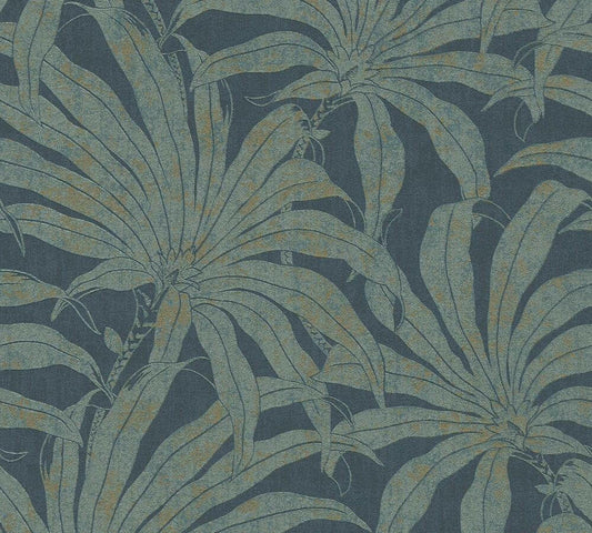 CARTA DA PARATI  PVC /TNT FOLIAGE BLUE