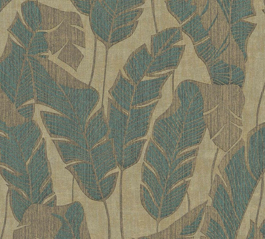 CARTA DA PARATI PVC /TNT FOLIAGE GREEN