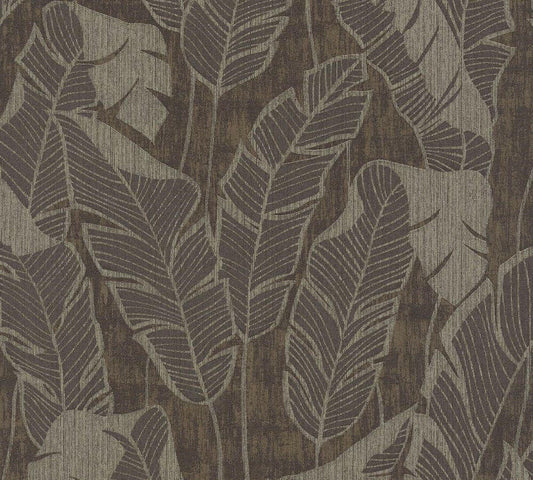 CARTA DA PARATI  PVC /TNT FOLIAGE BROWN