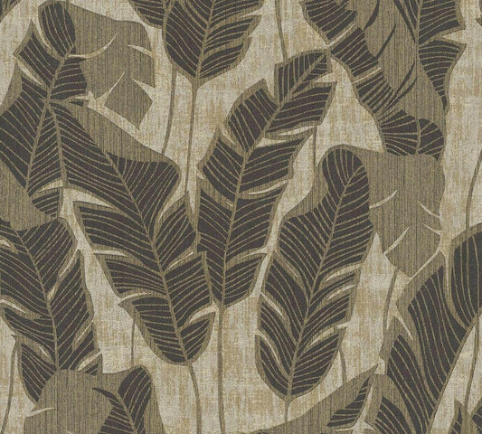 CARTA DA PARATI PVC / TNT FOLIAGE BROWN