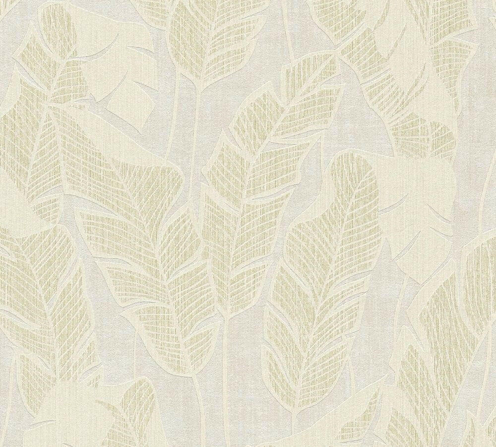 CARTA DA PARATI  PVC /TNT FOLIAGE BEIGE