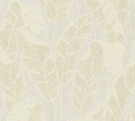 CARTA DA PARATI  PVC /TNT FOLIAGE BEIGE