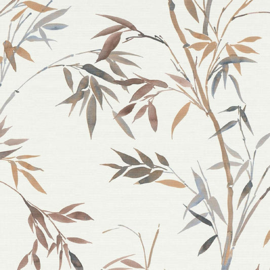 CARTA DA PARATI PVC /TNT FOLIAGE WHITE