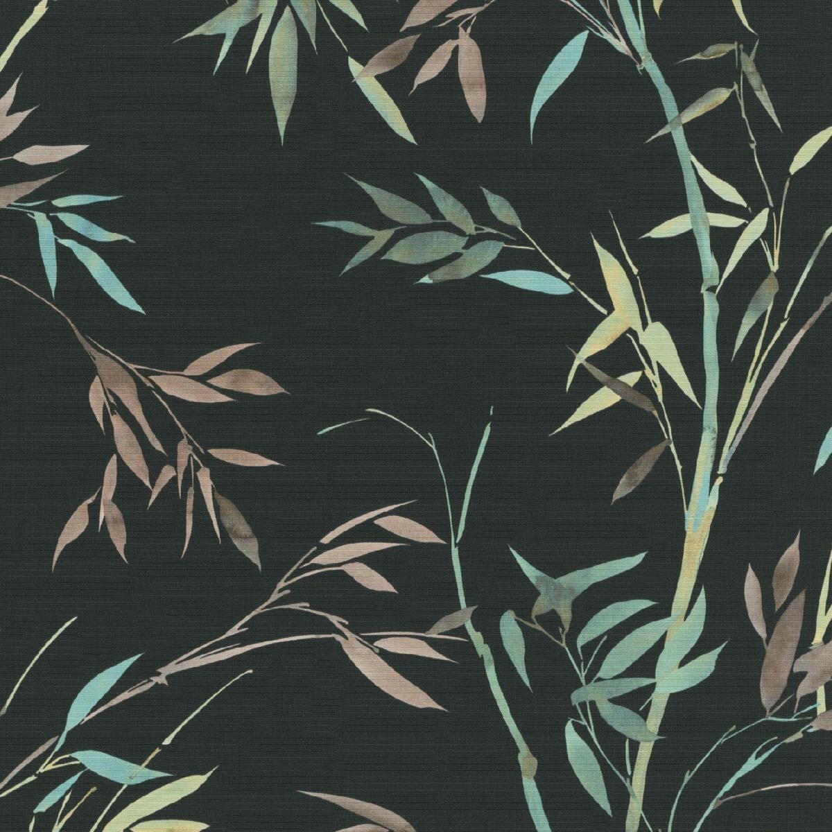 CARTA DA PARATI  PVC /TNT FOLIAGE BLACK