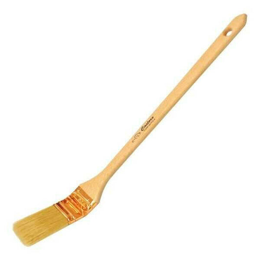 Pennelli Radiatore manico legno , ghiera ramata, pura setola bionda - dekorhouse