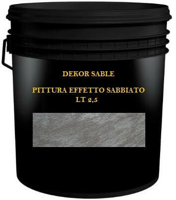 PITTURA EFFETTO SABBIATO DEKORSABLE LT 2.5