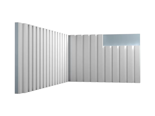 DOGHE JC1066 Bianco LISCIO acquisto minimo 5pz ARD 2800x160x12 mm - dekorhouse