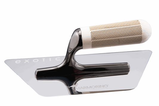 EXOTIC XTROWEL TRAPEZOIDALE INOX 240X100X0.6 MARMORINO TOOLS 26095 - dekorhouse